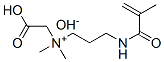 CAS 登录号：83623-26-1， (羧甲基)二甲基-3-[(2-甲基-1-氧代烯丙基)氨基]丙基铵氢氧化物