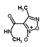 CAS#: 83645-10-7, N,4-Dimethyl-1,2,5-oxadiazole-3-carboxamide 2-oxide