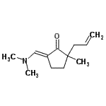 CAS#: 836628-67-2, (5E)-2-Allyl-5-[(dimethylamino)methylene]-2-methylcyclopentanone