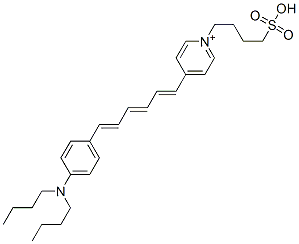 CAS 登录号：83668-91-1， 4-(6-(4-二丁基氨基苯基)-1,3,5-己三烯基)-1-(4'-磺基丁基)吡啶鎓