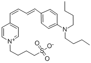 CAS#: 83668-92-2, 4-[4-[4-[4-(Dibutylamino)phenyl]buta-1,3-dienyl]-1-pyridin-1-iumyl]butane-1-sulfonate