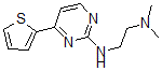 CAS#: 83726-76-5, N-(2''-(Dimethylamino)ethyl)-4-(thien-2'-yl)pyrimidin-2-amine