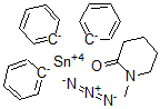 CAS 登录号：83729-83-3， (Tb-5-12)-叠氮基(1-甲基-2-哌啶酮-O)三苯基-锡