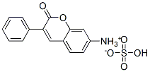 CAS 登录号：83732-87-0， (2-氧代-3-苯基-2H-苯并吡喃-7-基)铵硫酸氢盐