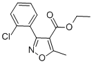 CAS#: 83817-50-9, Ethyl 3-(2-Chlorophenyl)-5-Methylisoxazole-4-Carboxylate