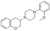 CAS#: 83823-53-4, 1-(3,4-Dihydro-2H-1-Benzopyran-3-Yl)-4-(2-Methoxyphenyl)Piperazine