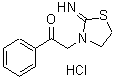 CAS#: 83846-65-5, 2-(2-Imino-3-Thiazolidinyl)-1-Phenyl-Ethanone Hydrochloride (1:1)