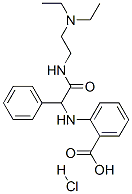 CAS 登录号：83850-82-2， 2-[(2-二乙基氨基乙基氨基甲酰-苯基-甲基)氨基]苯甲酸盐酸盐