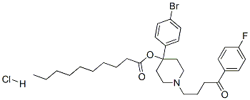 CAS#: 83863-75-6, 4-(4-Bromophenyl)-1-[4-(4-Fluorophenyl)-4-Oxobutyl]-4-Piperidyl Decanoate Hydrochloride
