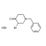 CAS#: 83877-88-7, 1-Benzyl-3-bromo-4-piperidinone hydrobromide (1:1)