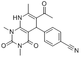CAS#: 838845-73-1, 4-(6-Acetyl-1,2,3,4,5,8-Hexahydro-1,3,7-Trimethyl-2,4-Dioxopyrido[2,3-d]Pyrimidin-5-Yl)-Benzonitrile