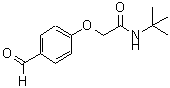 CAS#: 838867-14-4, 2-(4-Formylphenoxy)-N-(2-methyl-2-propanyl)acetamide