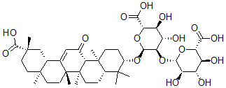 CAS#: 83896-44-0, 18a-Glycylrrhizin