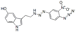 CAS 登录号：83919-48-6， 4-叠氮基-3-硝基苯基-偶氮-(5-羟基色胺)