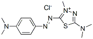 CAS#: 83930-05-6, 5-(Dimethylamino)-2-[[4-(Dimethylamino)Phenyl]Azo]-3-Methyl-1,3,4-Thiadiazolium Chloride