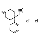 CAS#: 83949-39-7, 4-(Ammoniomethyl)-4-phenylpiperidinium dichloride