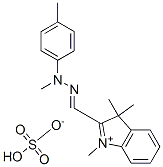 CAS#: 83949-69-3, 1,3,3-Trimethyl-2-[[Methyl(P-Tolyl)Hydrazono]Methyl]-3H-Indolium Hydrogen Sulphate