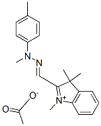 CAS#: 83949-71-7, 1,3,3-Trimethyl-2-[[Methyl(P-Tolyl)Hydrazono]Methyl]-3H-Indolium Acetate
