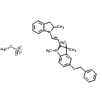 CAS#: 83949-84-2, 5-(Benzyloxy)-1,3,3-trimethyl-2-[(E)-2-(2-methyl-2,3-dihydro-1H-indol-1-yl)vinyl]-3H-indolium methyl sulfate