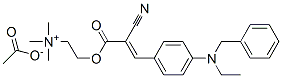CAS#: 83950-16-7, [2-[[2-Cyano-3-[4-[Ethylbenzylamino]Phenyl]-1-Oxoallyl]Oxy]Ethyl]Trimethylammonium Acetate