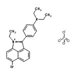 CAS#: 83950-27-0, 6-Bromo-2-[4-(Diethylamino)Phenyl]-1-Ethylbenz[cd]Indolium Dihydrogen Phosphate