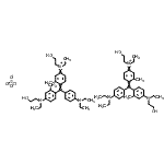 CAS#: 83950-32-7, Bis[4-([4-(diethylamino)phenyl]{4-[ethyl(2-hydroxyethyl)amino]-2-methylphenyl}methylene)-N-ethyl-N-(2-hydroxyethyl)-3-methyl-2,5-cyclohexadien-1-iminium] sulfate