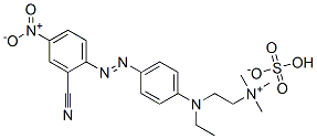 CAS#: 83968-99-4, [2-[[4-[(2-Cyano-4-Nitrophenyl)Azo]Phenyl]Ethylamino]Ethyl]Trimethylammonium Hydrogen Sulphate