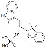 CAS#: 83969-07-7, 1,3,3-Trimethyl-2-(2-(2-Methyl-1H-Indol-3-Yl)Vinyl)-3H-Indolium Dihydrogen Phosphate