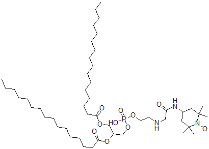 CAS 登录号：83993-19-5， 二棕榈酰甘油磷酰-N-((N-(1-氧化物-2,2,6,6-四甲基-4-哌啶基)氨基甲酰)甲基)乙醇胺