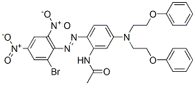CAS#: 84000-65-7, N-[5-[Bis(2-Phenoxyethyl)Amino]-2-[(2-Bromo-4,6-Dinitrophenyl)Azo]Phenyl]Acetamide