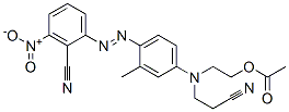CAS#: 84000-67-9, 2-[2-[4-[[2-(Acetyloxy)Ethyl](2-Cyanoethyl)Amino]-2-Methylphenyl]Diazenyl]-5-Nitro-Benzonitrile