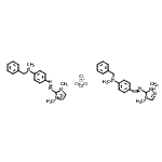 CAS#: 84012-52-2, Bis[5-({4-[benzyl(methyl)amino]phenyl}diazenyl)-1,4-dimethyl-4,5-dihydro-1H-1,2,4-triazol-1-ium] tetrachlorozincate(2-)