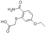 CAS 登录号：84029-50-5， 2-[[2-(氨基羰基)-5-乙氧基苯基]硫代]乙酸