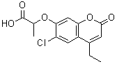 CAS#: 840479-48-3, 2-[(6-Chloro-4-ethyl-2-oxo-2H-chromen-7-yl)oxy]propanoic acid
