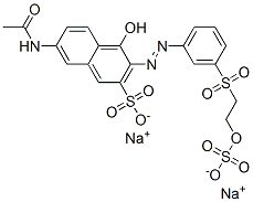 CAS#: 84083-04-5, Disodium 7-Acetamido-4-Hydroxy-3-[[3-[[2-(Sulphonatooxy)Ethyl]Sulphonyl]Phenyl]Azo]Naphthalene-2-Sulphonate