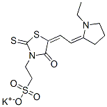 CAS#: 84100-34-5, Potassium 5-[(1-Ethylpyrrolidin-2-Ylidene)Ethylidene]-4-Oxo-2-Thioxothiazolidin-3-Ethanesulphonate