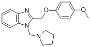 CAS#: 84138-38-5, 2-((4-Methoxyphenoxy)Methyl)-1-(1-Pyrrolidinylmethyl )-1H-Benzimidazole
