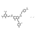 CAS#: 84195-79-9, 4-[2-[8-hydroxy-6-[[[2-(2-hydroxy-3,5-dinitrophenyl)diazenyl]oxy]sulfonyl]-3-[[[2-(4-nitrophenyl)diazenyl]oxy]sulfonyl]-1-naphthalenyl]diazenyl]-1,3-Benzenediol sodium salt (1:2)