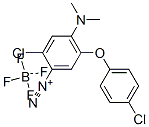 CAS 登录号：84196-04-3， 2-氯-5-(4-氯苯氧基)-4-二甲基氨基偶氮苯四氟硼酸盐