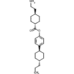 CAS 登录号：84207-06-7， 4-(反式-4-丙基环己基)苯基反式-4-丙基环己甲酸酯