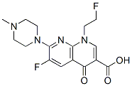 CAS#: 84209-33-6, 6-Fluoro-1-(2-Fluoroethyl)-7-(4-Methylpiperazin-1-Yl)-4-Oxo-1,8-Naphthyridine-3-Carboxylic Acid