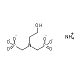 CAS 登录号：84215-56-5， P,P'-[[(2-羟基乙基)亚氨基]二(亚甲基)]二-膦酸酯铵盐(1:1)