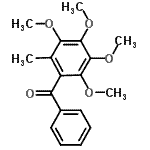 CAS#: 842162-25-8, Phenyl(2,3,4,5-tetramethoxy-6-methylphenyl)methanone