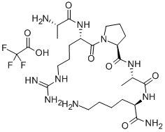 CAS 登录号：84236-98-6， 丙氨酰-精氨酰-脯氨酰-丙氨酰-D-赖氨酰胺三氟乙酸盐