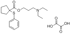 CAS#: 84245-07-8, 1-(Phenylthio)-Cyclopentanecarboxylic Acid 3-(Diethylamino)Propyl Ester Ethanedioate