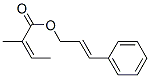 CAS 登录号：84254-87-5， (E)-肉桂基 2-甲基异巴豆酸酯