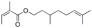 CAS 登录号：84254-89-7， 3,7-二甲基-6-辛烯基 2-甲基异巴豆酸酯