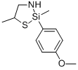 CAS#: 84260-39-9, 2,5-Dimethyl-2-(4-Methoxyphenyl)-1-Thia-3-Aza-2-Silacyclopentane
