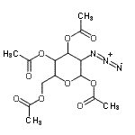 CAS 登录号：84278-00-2， 1,3,4,6-四-O-乙酰基-2-叠氮基-2-脱氧吡喃己糖
