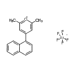 CAS 登录号：84282-36-0， 2,6-二甲基-4-(1-萘基)吡喃鎓六氟砷酸盐(1-)